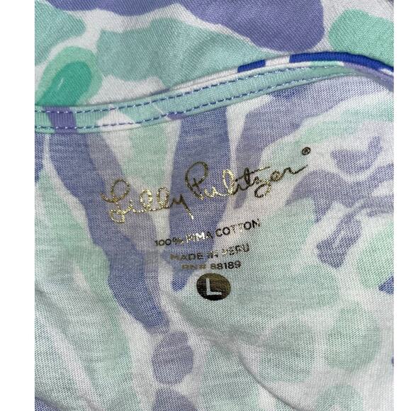 Lilly Pulitzer Marina Dress in Lilac Nice Ink Print    Size: L - Picture 5 of 5